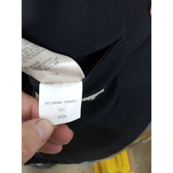 Burberry Blazer Milbank Travel 3102 Black Lightweight 54R - Picture 7 of 10